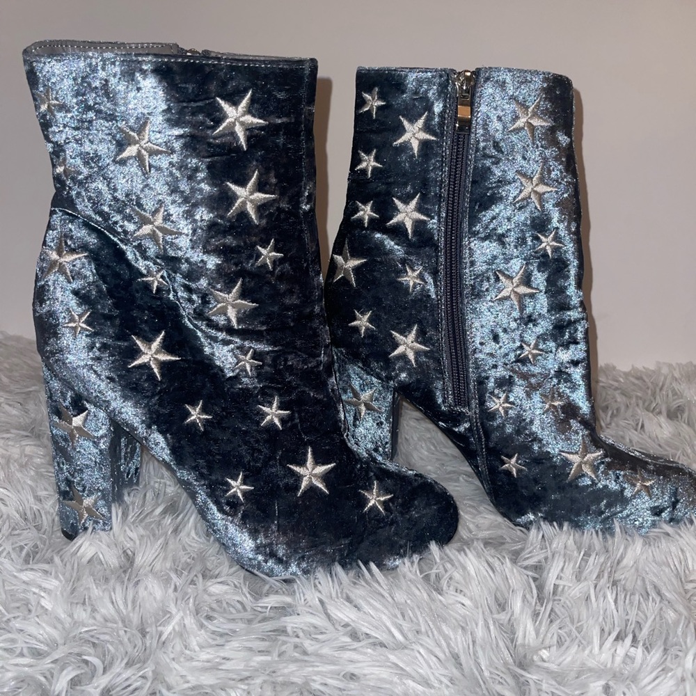 Women Velvet Booties